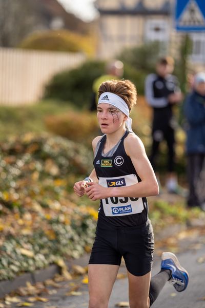 Blanka Doerfel (SCC Berlin) am 31.10.2021 waehrend der DM 10km Strasse in Uelzen