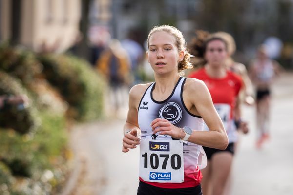 Svea Timm (Lueneburger SV) am 31.10.2021 waehrend der DM 10km Strasse in Uelzen