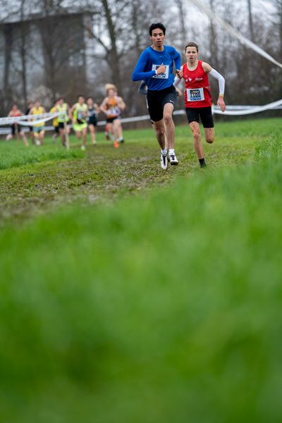 Marius Kroll (LG Stadtwerke Muenchen) am 18.12.2021 waehrend der deutschen Cross Meisterschaft 2021 in Sonsbeck