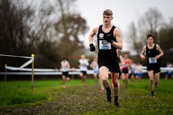 Lukas Schendel (Hannover 96) am 18.12.2021 waehrend der deutschen Cross Meisterschaft 2021 in Sonsbeck