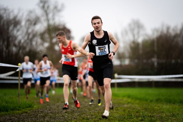 Felix Zupke (Hannover 96) am 18.12.2021 waehrend der deutschen Cross Meisterschaft 2021 in Sonsbeck