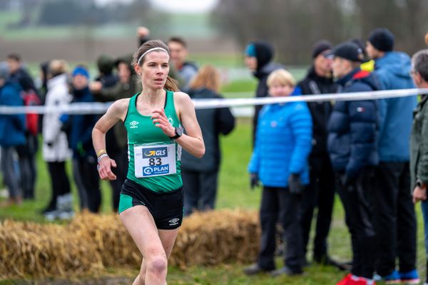 Carolin Kirtzel (SV Werder Bremen) am 18.12.2021 waehrend der deutschen Cross Meisterschaft 2021 in Sonsbeck