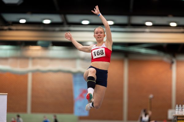 Julia Todt (SV Union Meppen); Niedersaechsische Hallenmeisterschaften am 22.01.2022 in der Leichtathletikhalle im Sportleistungszentrum Hannover