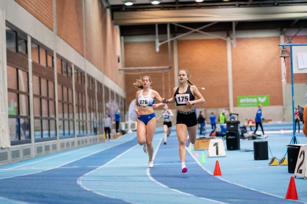 Delphine Drath (TK zu Hannover); Niedersaechsische Hallenmeisterschaften am 22.01.2022 in der Leichtathletikhalle im Sportleistungszentrum Hannover