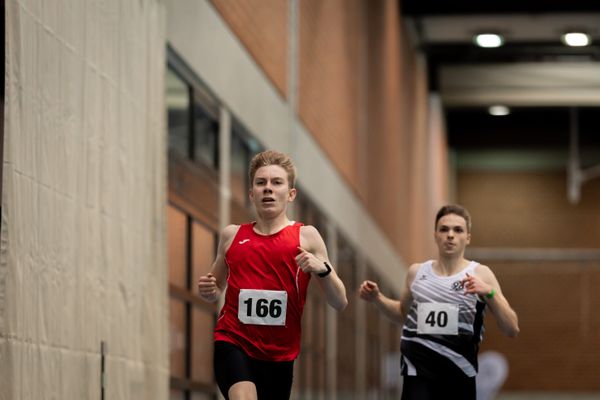 Thorben Finke (SV Sigiltra Soegel); Niedersaechsische Hallenmeisterschaften am 23.01.2022 in der Leichtathletikhalle im Sportleistungszentrum Hannover