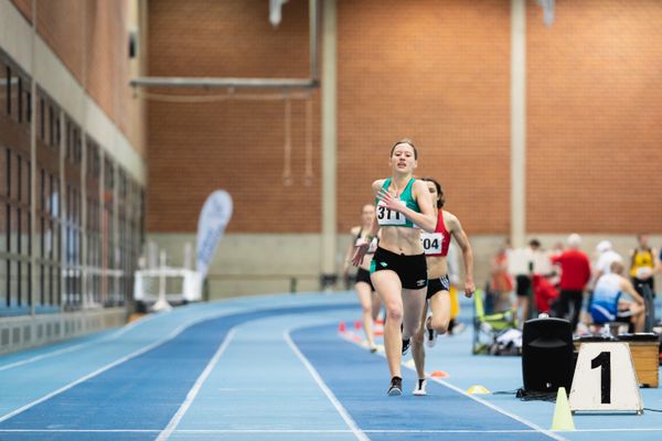 Anna Kremming (SV Werder Bremen) bei den niedersaechsischen Hallenmeisterschaften am 05.02.2022 in der Leichtathletikhalle im Sportleistungszentrum Hannover