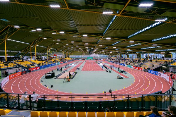 Die Helmut-Körnig-Halle am 12.02.2022 beim PSD Bank Indoor Meeting in Dortmund