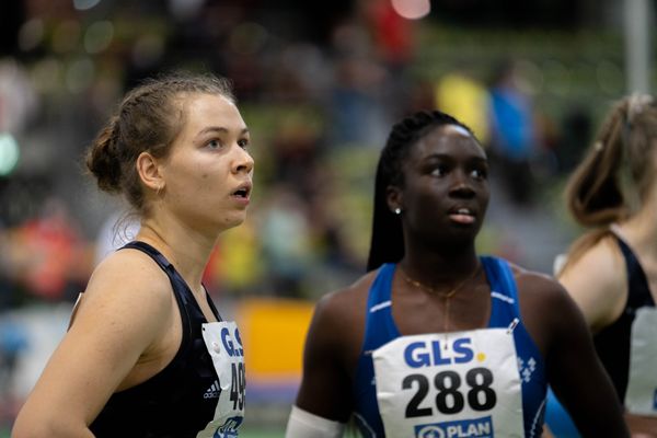 Johanna Paul (Hannover 96) am 19.02.2022 waehrend der Deutsche Jugend-Hallenmeisterschaften U20 im Glaspalast in Sindelfingen