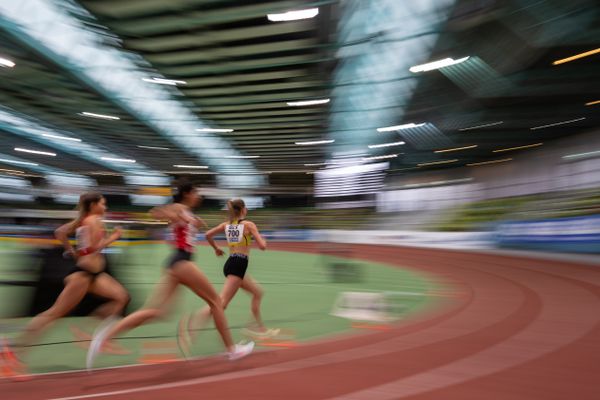 am 20.02.2022 waehrend der Deutschen Jugend-Hallenmeisterschaften U20 im Glaspalast in Sindelfingen