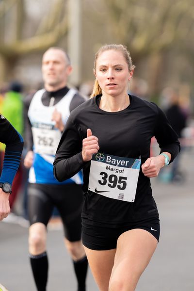 Margot Wyrwoll (LG Brillux Muenster) ueber 5km am 06.03.2022 beim Rund um das Bayer-Kreuz in Leverkusen