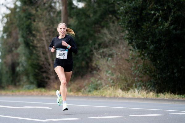 Margot Wyrwoll (LG Brillux Muenster) am 06.03.2022 beim „Rund um das Bayer-Kreuz“ in Leverkusen