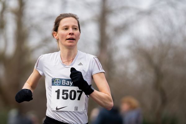 Victoria Brandt (LAC Olympia Berlin) am 06.03.2022 beim „Rund um das Bayer-Kreuz“ in Leverkusen