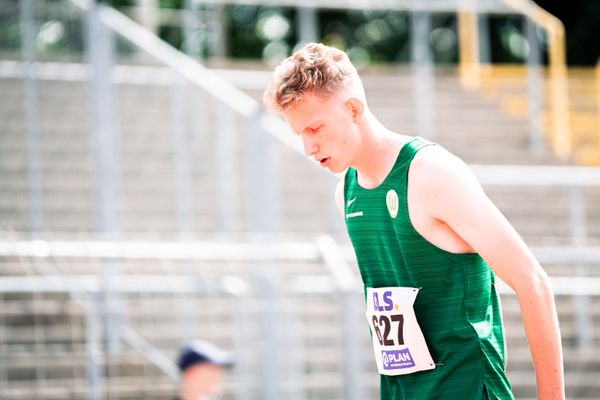 Louis Quarata (VfL Wolfsburg) am 15.07.2022 waehrend den deutschen Leichtathletik-Jugendmeisterschaften 2022 in Ulm