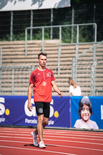 Florian Kroll (LG Osnabrueck) am 15.07.2022 waehrend den deutschen Leichtathletik-Jugendmeisterschaften 2022 in Ulm