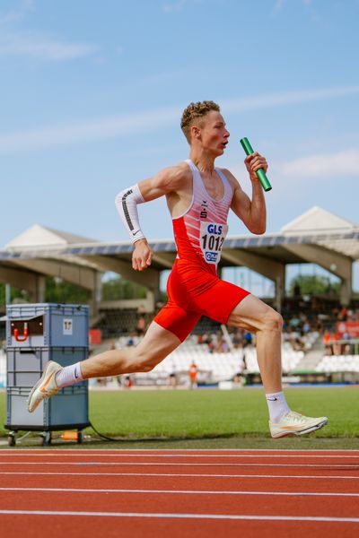 Til Georg Streubel (StG Team Sachsen-Anhalt) am 15.07.2022 waehrend den deutschen Leichtathletik-Jugendmeisterschaften 2022 in Ulm