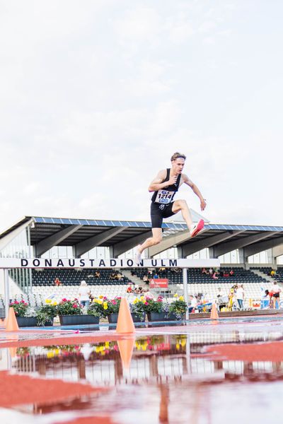 Kurt Lauer (LAZ Ludwigsburg) am 15.07.2022 waehrend den deutschen Leichtathletik-Jugendmeisterschaften 2022 in Ulm