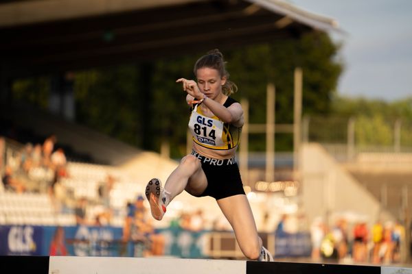 Adia Budde (TSV Altenholz) am 15.07.2022 waehrend den deutschen Leichtathletik-Jugendmeisterschaften 2022 in Ulm