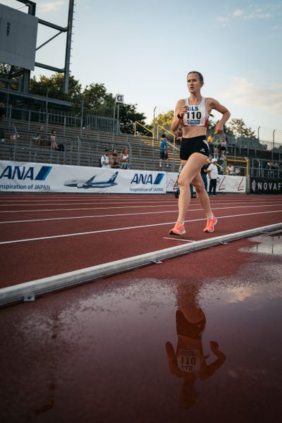 Lara Jolie Feigl (SC Potsdam) am 15.07.2022 waehrend den deutschen Leichtathletik-Jugendmeisterschaften 2022 in Ulm