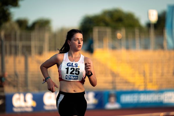 Lena Sonntag (SC Potsdam) am 15.07.2022 waehrend den deutschen Leichtathletik-Jugendmeisterschaften 2022 in Ulm