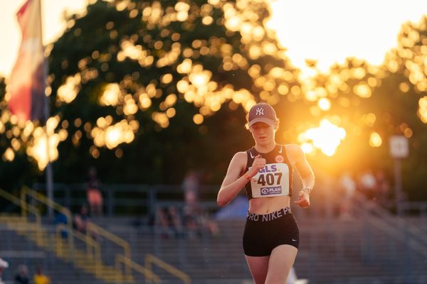 Tabea Kiefer (Eintracht Frankfurt e.V.) am 15.07.2022 waehrend den deutschen Leichtathletik-Jugendmeisterschaften 2022 in Ulm