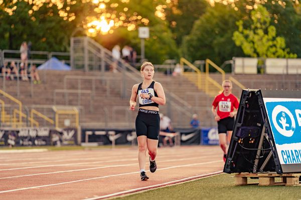 Anna-Maria Gabriel (Eintracht Frankfurt e.V.) am 15.07.2022 waehrend den deutschen Leichtathletik-Jugendmeisterschaften 2022 in Ulm