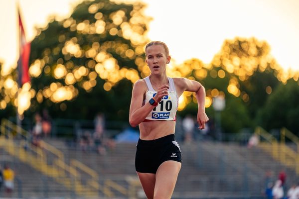 Lara Jolie Feigl (SC Potsdam) am 15.07.2022 waehrend den deutschen Leichtathletik-Jugendmeisterschaften 2022 in Ulm