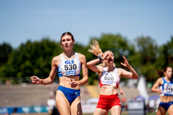 Johanna Martin (1. LAV Rostock) am 16.07.2022 waehrend den deutschen Leichtathletik-Jugendmeisterschaften 2022 in Ulm