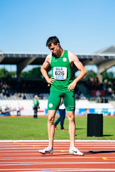 Tobias Morawietz (VfL Wolfsburg) am 16.07.2022 waehrend den deutschen Leichtathletik-Jugendmeisterschaften 2022 in Ulm