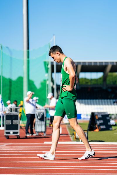 Tobias Morawietz (VfL Wolfsburg) am 16.07.2022 waehrend den deutschen Leichtathletik-Jugendmeisterschaften 2022 in Ulm