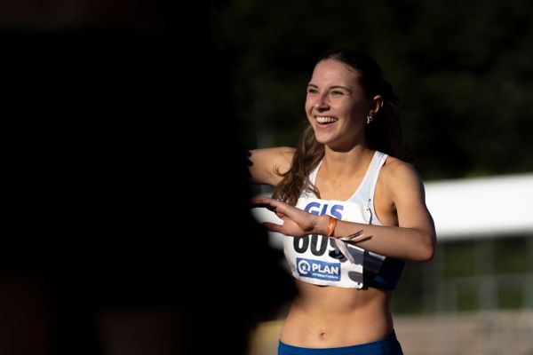 Mayleen Bartz (VfL Stade) am 16.07.2022 waehrend den deutschen Leichtathletik-Jugendmeisterschaften 2022 in Ulm