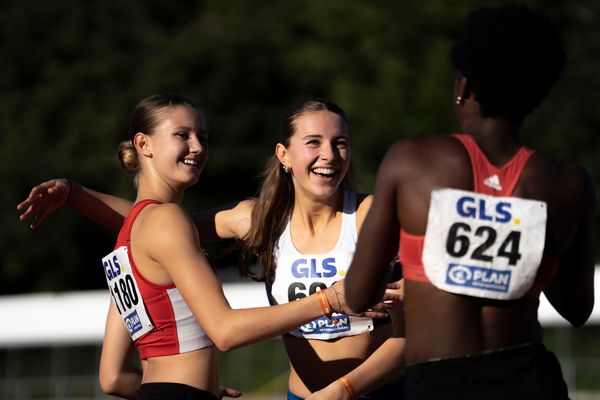 Mayleen Bartz (VfL Stade) am 16.07.2022 waehrend den deutschen Leichtathletik-Jugendmeisterschaften 2022 in Ulm