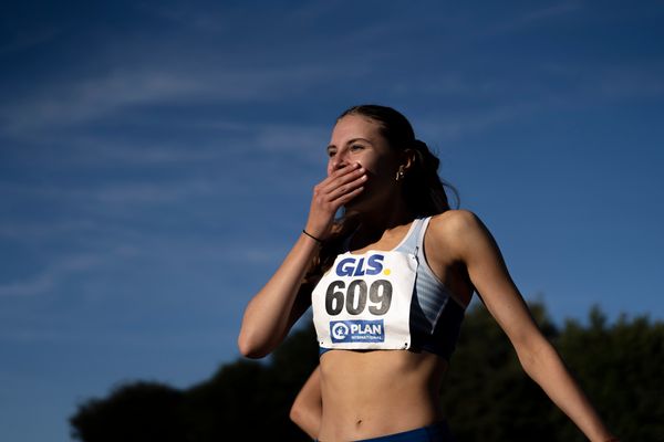 Mayleen Bartz (VfL Stade) am 16.07.2022 waehrend den deutschen Leichtathletik-Jugendmeisterschaften 2022 in Ulm