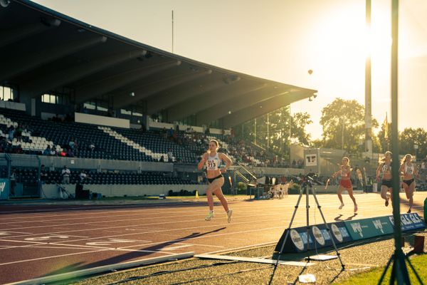 Emie Lotta Berger (mettmann-sport) am 16.07.2022 waehrend den deutschen Leichtathletik-Jugendmeisterschaften 2022 in Ulm