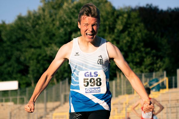 Jonas Kulgemeyer (OTB Osnabrueck) am 16.07.2022 waehrend den deutschen Leichtathletik-Jugendmeisterschaften 2022 in Ulm