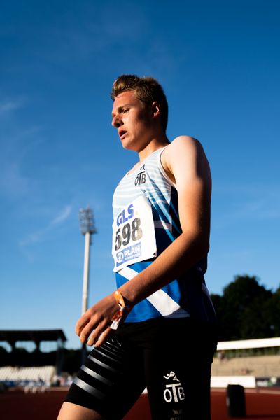 Jonas Kulgemeyer (OTB Osnabrueck) am 16.07.2022 waehrend den deutschen Leichtathletik-Jugendmeisterschaften 2022 in Ulm