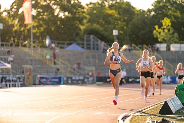 Carolin Hinrichs (VfL Loeningen) am 16.07.2022 waehrend den deutschen Leichtathletik-Jugendmeisterschaften 2022 in Ulm