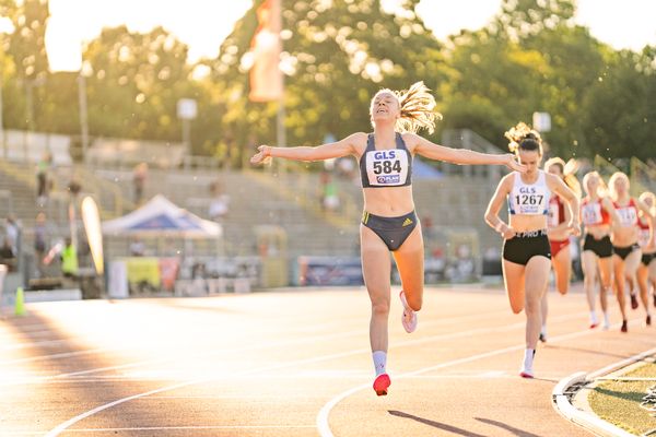 Carolin Hinrichs (VfL Loeningen) am 16.07.2022 waehrend den deutschen Leichtathletik-Jugendmeisterschaften 2022 in Ulm