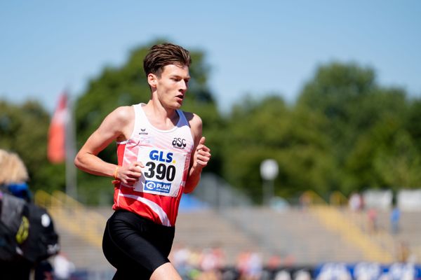 Christoph Schrick (ASC Darmstadt) am 17.07.2022 waehrend den deutschen Leichtathletik-Jugendmeisterschaften 2022 in Ulm