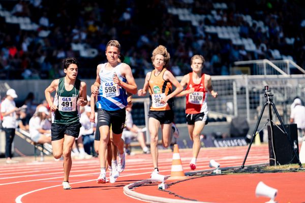 Jonas Kulgemeyer (OTB Osnabrueck) am 17.07.2022 waehrend den deutschen Leichtathletik-Jugendmeisterschaften 2022 in Ulm