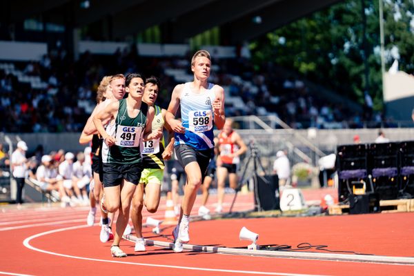 Jonas Kulgemeyer (OTB Osnabrueck) am 17.07.2022 waehrend den deutschen Leichtathletik-Jugendmeisterschaften 2022 in Ulm