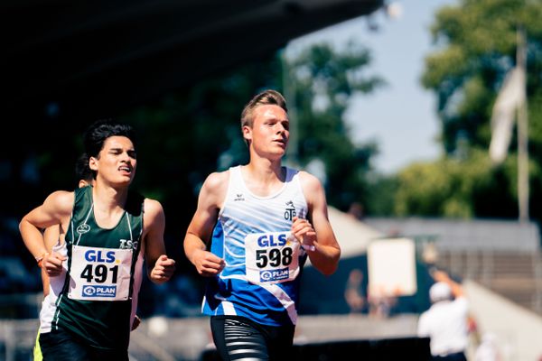 Jonas Kulgemeyer (OTB Osnabrueck) am 17.07.2022 waehrend den deutschen Leichtathletik-Jugendmeisterschaften 2022 in Ulm