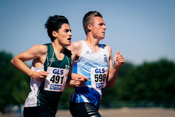 Jonas Kulgemeyer (OTB Osnabrueck) am 17.07.2022 waehrend den deutschen Leichtathletik-Jugendmeisterschaften 2022 in Ulm