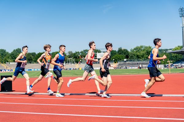 Gabriel Husson (Aachener TG) am 17.07.2022 waehrend den deutschen Leichtathletik-Jugendmeisterschaften 2022 in Ulm