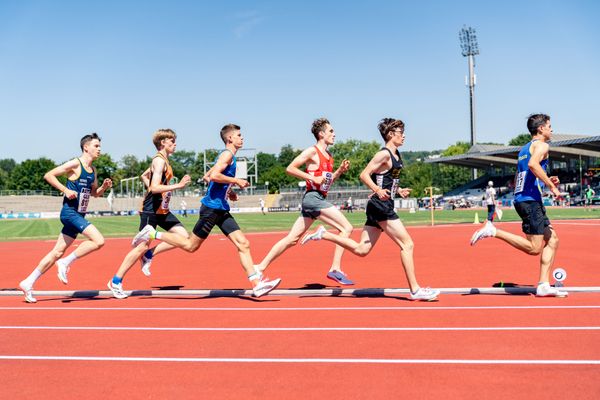 Gabriel Husson (Aachener TG) am 17.07.2022 waehrend den deutschen Leichtathletik-Jugendmeisterschaften 2022 in Ulm