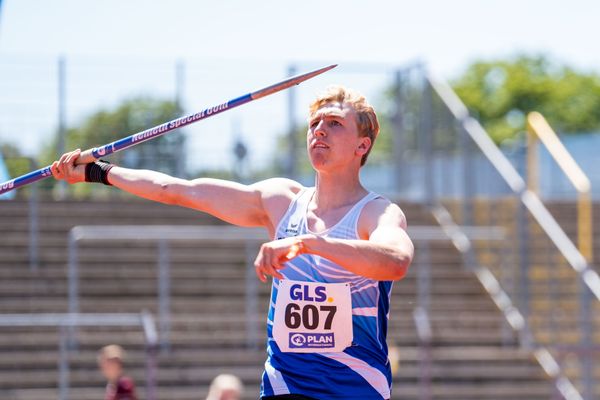 Bennett Pauli (VfL Stade) am 17.07.2022 waehrend den deutschen Leichtathletik-Jugendmeisterschaften 2022 in Ulm