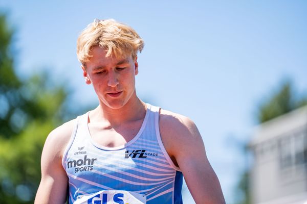 Bennett Pauli (VfL Stade) am 17.07.2022 waehrend den deutschen Leichtathletik-Jugendmeisterschaften 2022 in Ulm