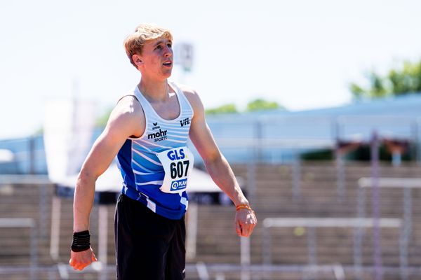 Bennett Pauli (VfL Stade) am 17.07.2022 waehrend den deutschen Leichtathletik-Jugendmeisterschaften 2022 in Ulm