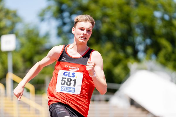 Torben Lillie (VfL Lingen) am 17.07.2022 waehrend den deutschen Leichtathletik-Jugendmeisterschaften 2022 in Ulm