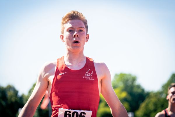 Thorben Finke (SV Sigiltra Soegel) am 17.07.2022 waehrend den deutschen Leichtathletik-Jugendmeisterschaften 2022 in Ulm