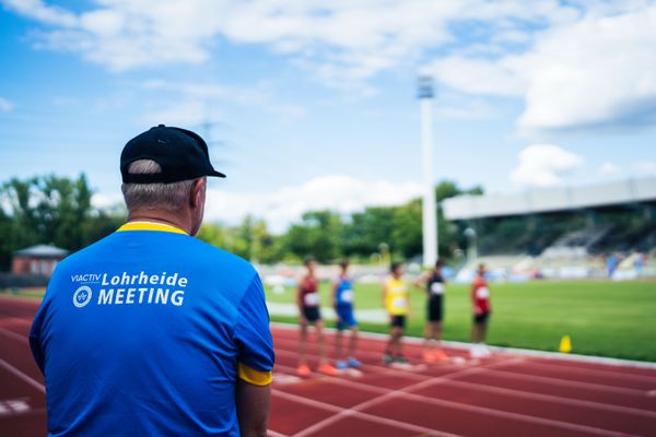 Wettkampfrichter Lohrheide Meeting am 06.08.2022 beim Lohrheide-Meeting im Lohrheidestadion in Bochum-Wattenscheid